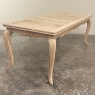 Antique Country French Stripped Fruitwood Dining Table