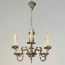 Antique French Louis XV Brass Chandelier