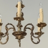Antique French Louis XV Brass Chandelier