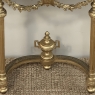 19th Century French Louis XVI Giltwood Console with Carrara Marble