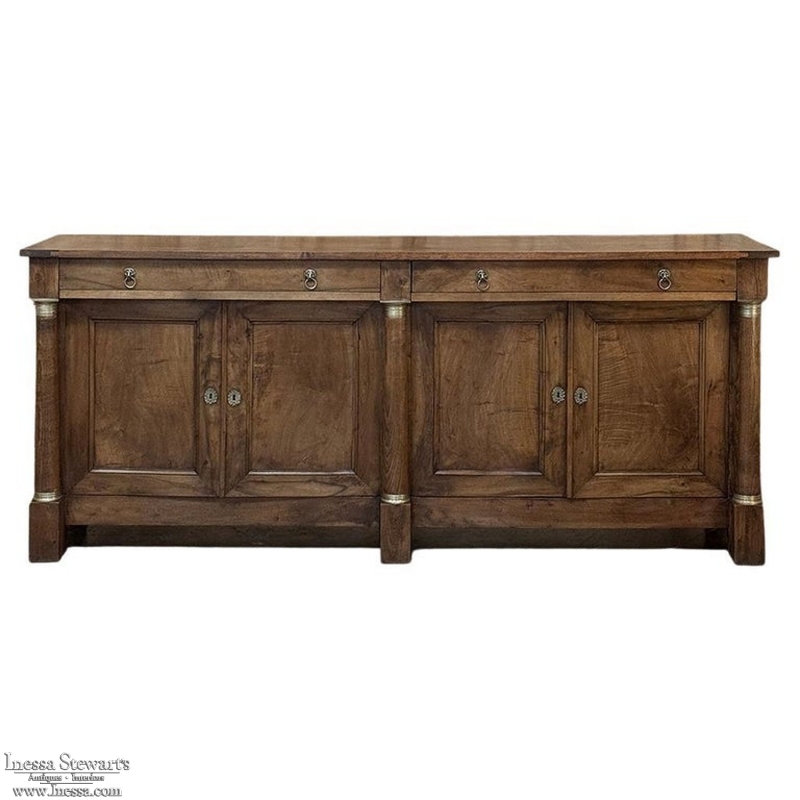 Early 19th Century French Empire Period Walnut Grand Buffet