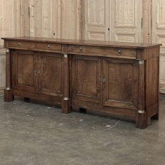 Early 19th Century French Empire Period Walnut Grand Buffet