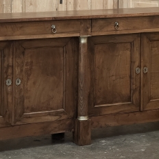 Early 19th Century French Empire Period Walnut Grand Buffet