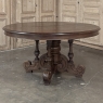 19th Century French Napoleon III Period Grand Oval Center Table