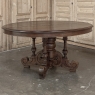 19th Century French Napoleon III Period Grand Oval Center Table