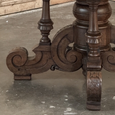 19th Century French Napoleon III Period Grand Oval Center Table