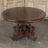 19th Century French Napoleon III Period Grand Oval Center Table
