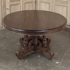 19th Century French Napoleon III Period Grand Oval Center Table