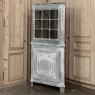 18th Century Swedish Neoclassical Painted Corner Vitrine ~ Curio Cabinet