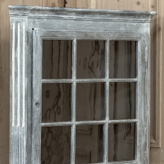 18th Century Swedish Neoclassical Painted Corner Vitrine ~ Curio Cabinet