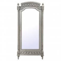 19th Century French Louis XVI Painted Armoire