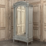 19th Century French Louis XVI Painted Armoire