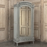 19th Century French Louis XVI Painted Armoire