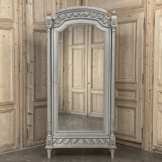 19th Century French Louis XVI Painted Armoire
