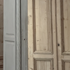 19th Century French Louis XVI Painted Armoire