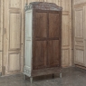 19th Century French Louis XVI Painted Armoire