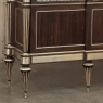 Grand Antique French Louis XVI Mahogany Marble Top Buffet a l'Etrusque
