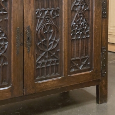 19th Century French Gothic Credenza