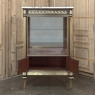 Antique French Louis XVI Mahogany Vitrine with Carrara Marble