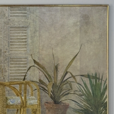 Grand Oil Painting on Canvas by Jaap Schlee (1946-2014) ca. 1980