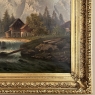 19th Century Framed Oil Painting on Canvas by R. Waldau