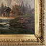 19th Century Framed Oil Painting on Canvas by R. Waldau