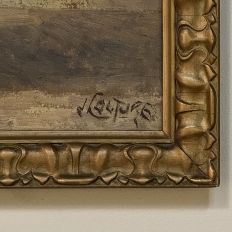 Antique Framed Oil Painting on Panel by Joseph Couture (1890-1965)