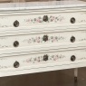 French Louis XVI Painted Commode with Carrara Marble