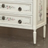 French Louis XVI Painted Commode with Carrara Marble