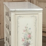 French Louis XVI Painted Commode with Carrara Marble