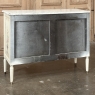 French Louis XVI Painted Commode with Carrara Marble