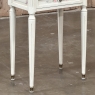 French Louis XVI Painted Commode with Carrara Marble