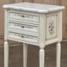 French Louis XVI Painted Commode with Carrara Marble