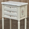 French Louis XVI Painted Commode with Carrara Marble