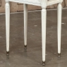 French Louis XVI Painted Commode with Carrara Marble
