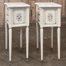 French Louis XVI Painted Commode with Carrara Marble