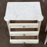 French Louis XVI Painted Commode with Carrara Marble