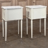 French Louis XVI Painted Commode with Carrara Marble