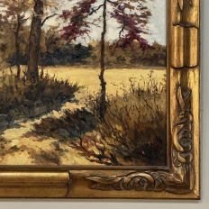 Framed Oil Painting on Canvas by P. Colson
