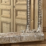 Antique Italian Neoclassical Carved Wood Mirror with Distressed Painted Finish