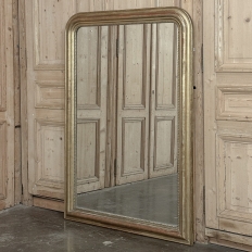 19th Century French Louis Philippe Period Giltwood Mirror