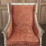 Pair 19th Century French Louis XVI Painted Bergeres ~ Armchairs