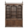 19th Century Grand French Gothic Open Bookcase ~ Bibliotheque