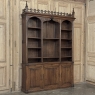19th Century Grand French Gothic Open Bookcase ~ Bibliotheque