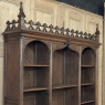 19th Century Grand French Gothic Open Bookcase ~ Bibliotheque