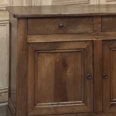 19th Century French Louis Philippe Period Walnut Buffet ~ Enfilade ~ Credenza