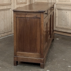 19th Century French Louis Philippe Period Walnut Buffet ~ Enfilade ~ Credenza