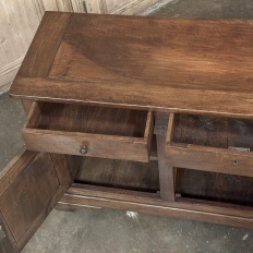 19th Century French Louis Philippe Period Walnut Buffet ~ Enfilade ~ Credenza