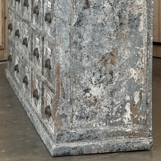 Antique Apothecary Cabinet ~ Credenza in Distressed Painted Pine