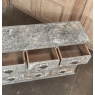 Antique Apothecary Cabinet ~ Credenza in Distressed Painted Pine